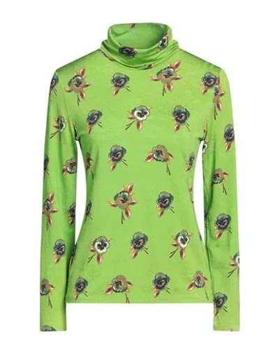 Siyu Woman T-shirt Green Size 4 Viscose, Elastane