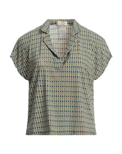 Siyu Woman Polo Shirt Light Green Size 10 Polyamide, Elastane
