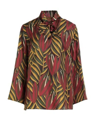 Siyu Woman Top Brick Size 8 Silk