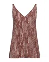 Siyu Tops In Brown