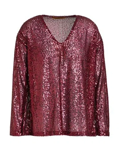 Siyu Woman Top Garnet Size 4 Polyester In Red