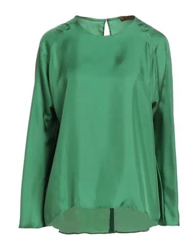 Siyu Woman Top Green Size 4 Silk
