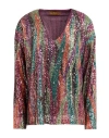 Siyu Woman Top Plum Size 10 Viscose, Elastane In Purple
