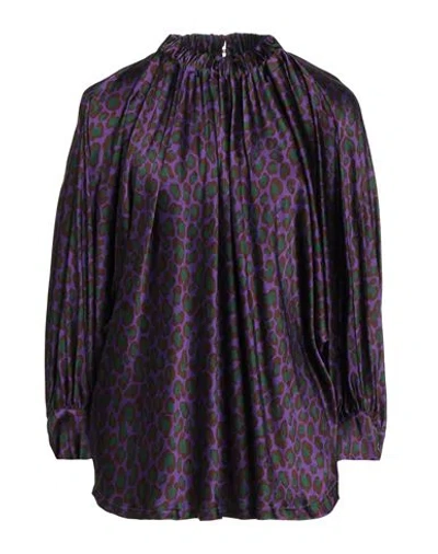 Siyu Woman Top Purple Size 4 Viscose