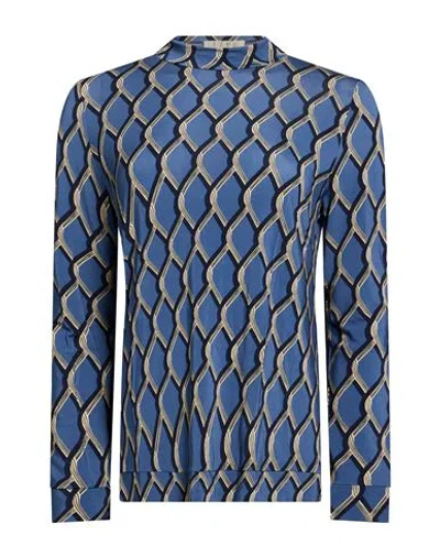 Siyu Woman T-shirt Slate Blue Size 4 Viscose, Elastane