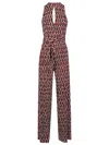 Siyu Printed Jumpsuit In Red