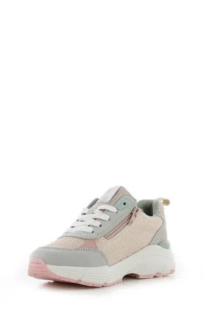 Sj Lifestyle Kids' Vaper Sneaker In Light Grey Old Pink