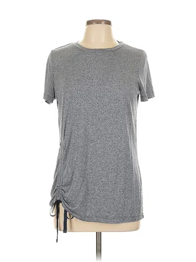 Pre-owned Sjb Active By St. John's Bay Short Sleeve T-shirt In Gray