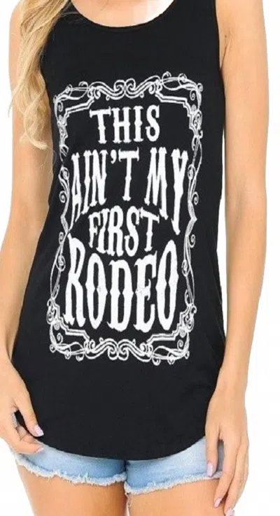 Sjl Apparel Rodeo Tank Top In Black