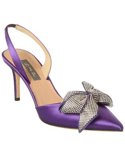 Sjp By Sarah Jessica Parker Emmanuel 70 Satin Slingback Pump In Purple