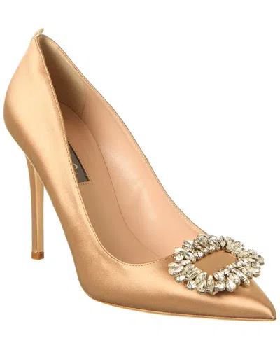 Sjp By Sarah Jessica Parker Fatma 100 Satin Pump In Brown