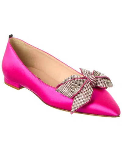Sjp By Sarah Jessica Parker Glory Satin Flat In Pink