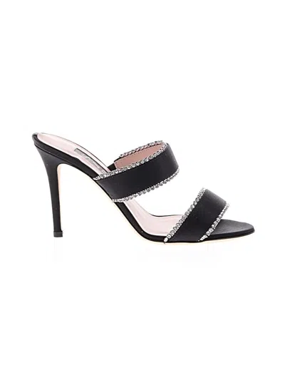 Pre-owned Sjp By Sarah Jessica Parker Sandals In Black
