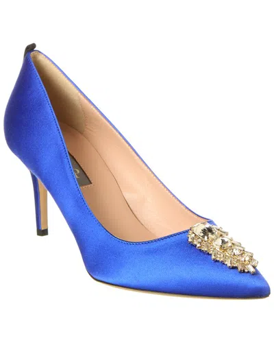 Sjp By Sarah Jessica Parker Tempest 70 Satin Pump In Blue