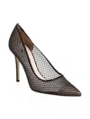 Sjp By Sarah Jessica Parker Eclipse Womens Mesh Stilleto Pumps In Black