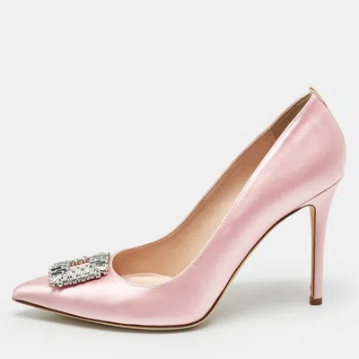 Sjp Sarah Jessica Parker Pink Satin The Lj Recital Pumps