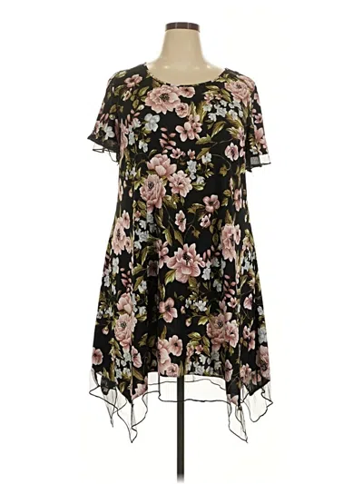 Pre-owned Sjs Casual Dress In Black