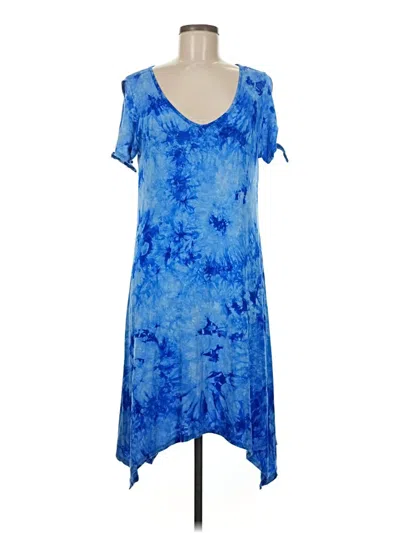 Pre-owned Sjs Casual Dress In Blue