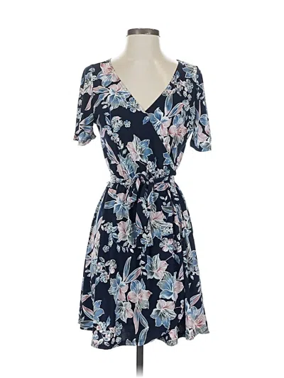 Pre-owned Sjs Casual Dress In Blue