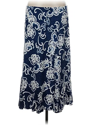 Pre-owned Sjs Casual Skirt In Blue