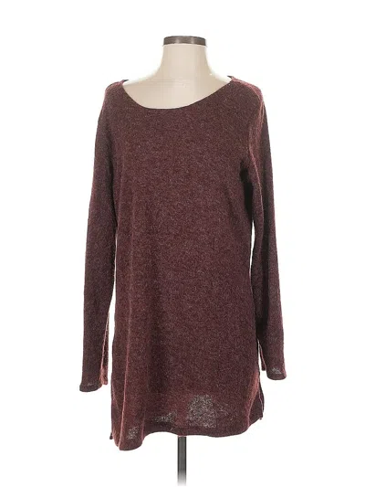 Pre-owned Sjs Pullover Sweater In Burgundy