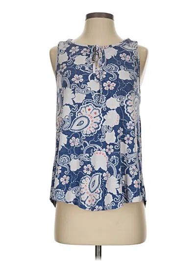 Pre-owned Sjs Sleeveless Blouse In Blue
