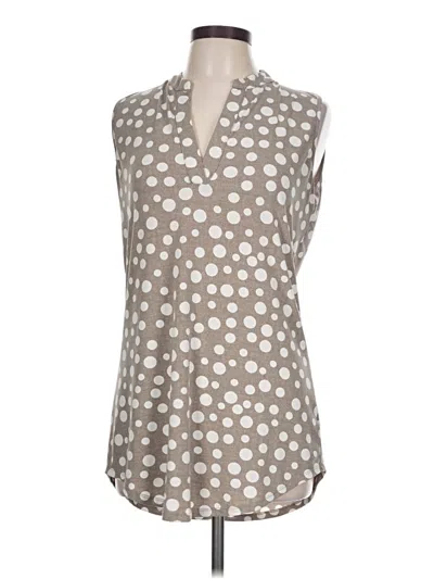 Pre-owned Sjs Sleeveless Blouse In Gray