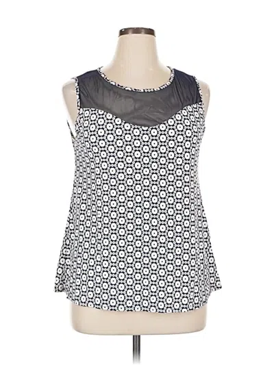 Pre-owned Sjs Sleeveless Top Gray Halter Neckline Tops