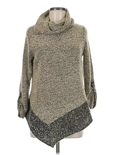 Pre-owned Sjs Turtleneck Sweater In Tan