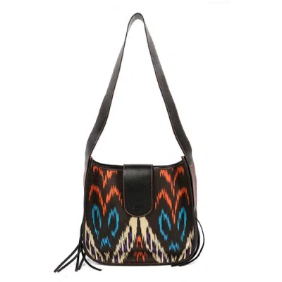 Sjw Bags London Women's Black Loudoun Ikat Bag