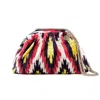 Sjw Bags London Women's Black / Yellow / Orange Victoria Ikat Multicolour Bag Grey/ Black/cream/ Red/ Yellow