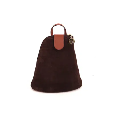 Sjw Bags London Women's Brown Cacao Whisper Suede Backpack
