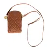 Sjw Bags London Women's Brown Orée Quilted Leather Small Crossbody Bag In Cognac In Brown