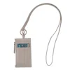 Sjw Bags London Women's Nicky Leather Neck Wallet In Grey In Neutral