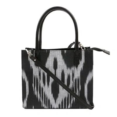 Sjw Bags London Women's Norfolk Ikat Bag-black