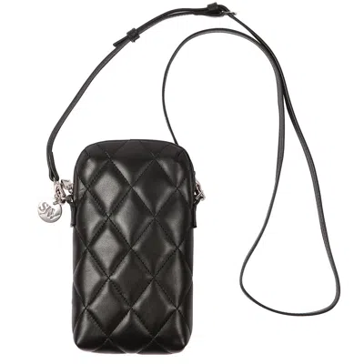 Sjw Bags London Women's Orée Quilted Leather Small Crossbody Bag In Black