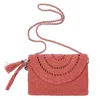 Sjw Bags London Women's Pink Grace Hand Crochet Bag In Peach In Pink