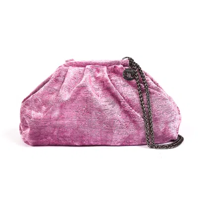 Sjw Bags London Women's Pink / Purple Victoria Minimalist Ikat Bag - Pink