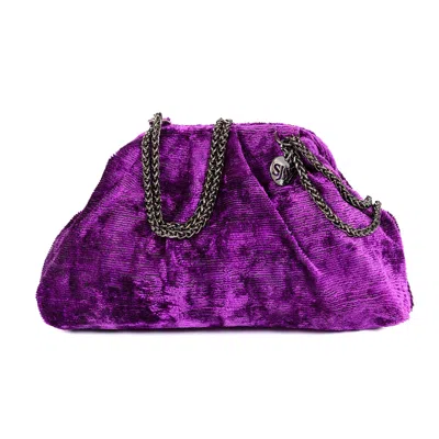 Sjw Bags London Women's Victoria Minimalist Ikat Bag - Purple