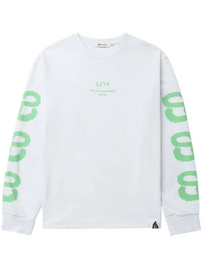 Sjyp Graphic-print T-shirt In White