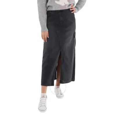 Sjyp Ladies Black Out Pocket Denim Skirt