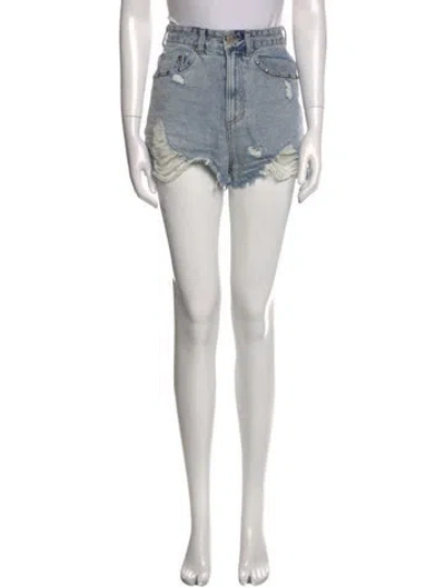 Pre-owned Sjyp Mini Shorts In Blue