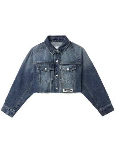 Sjyp Raw-cut Jacket In Blau