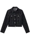 Sjyp Rhinestone-embellished Jacket In Schwarz