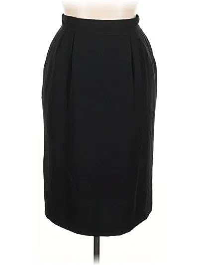 Pre-owned Sk & Company Formal Skirt In Black
