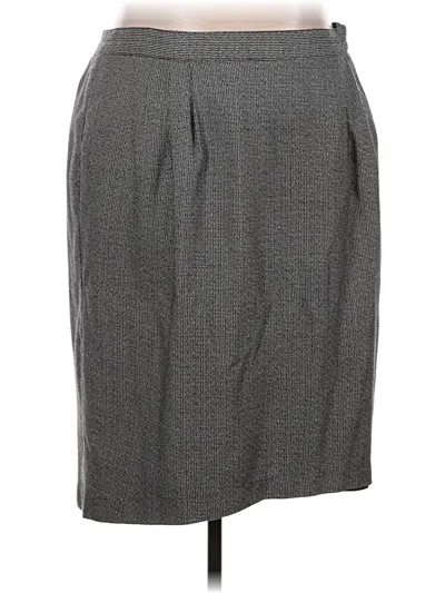 Pre-owned Sk & Company Formal Skirt In Gray