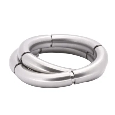 Sk2 Collection Women's Silver Fidgit Bracelet B