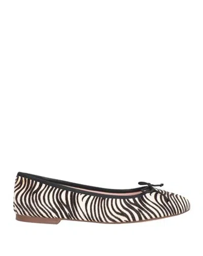 Ska Woman Ballet Flats Black Size 5 Leather