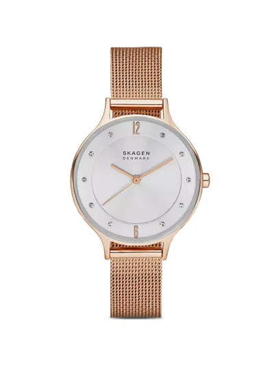 Skagen Anita Lille 30mm Watch In Gold