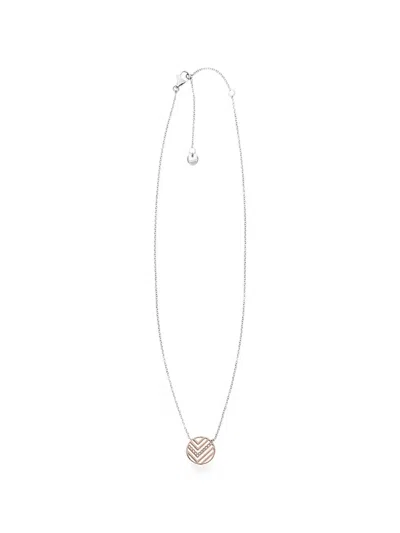 Skagen Crystal-embellished Necklace And Earrings Set In Metallic